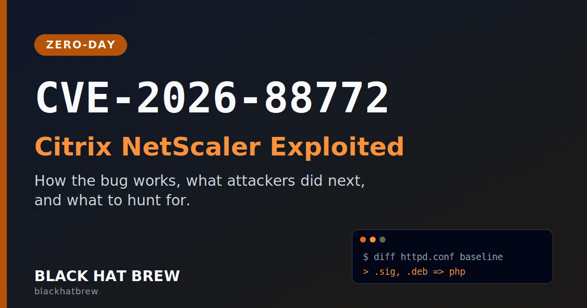 CVE-2026-88772 Explained: Citrix NetScaler Zero-Day (2026)